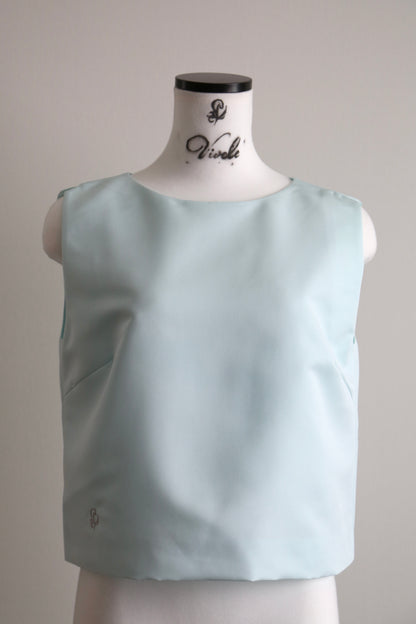 Plume cape Logo top (mint green)