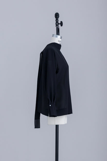 sheer blouse  Aérienne (noir)