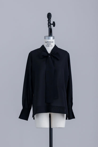 sheer blouse  Aérienne (noir)