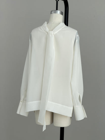 sheer blouse  Aérienne (vanilla)