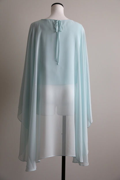 Plume cape Logo top (mint green)