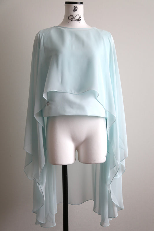 Plume cape Logo top (mint green)