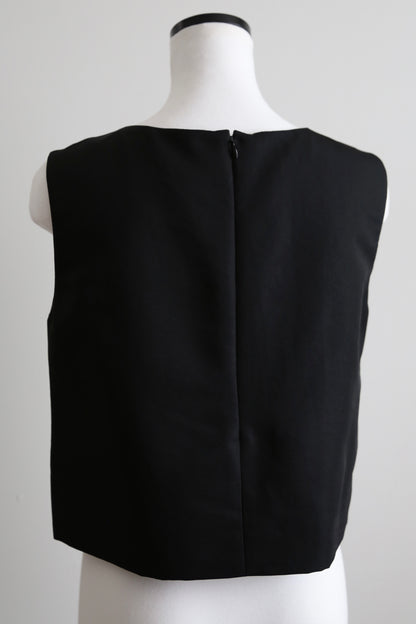 Plume cape Logo top (black)