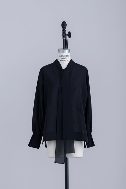 sheer blouse  Aérienne (noir)