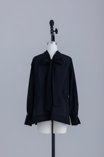 sheer blouse  Aérienne (noir)