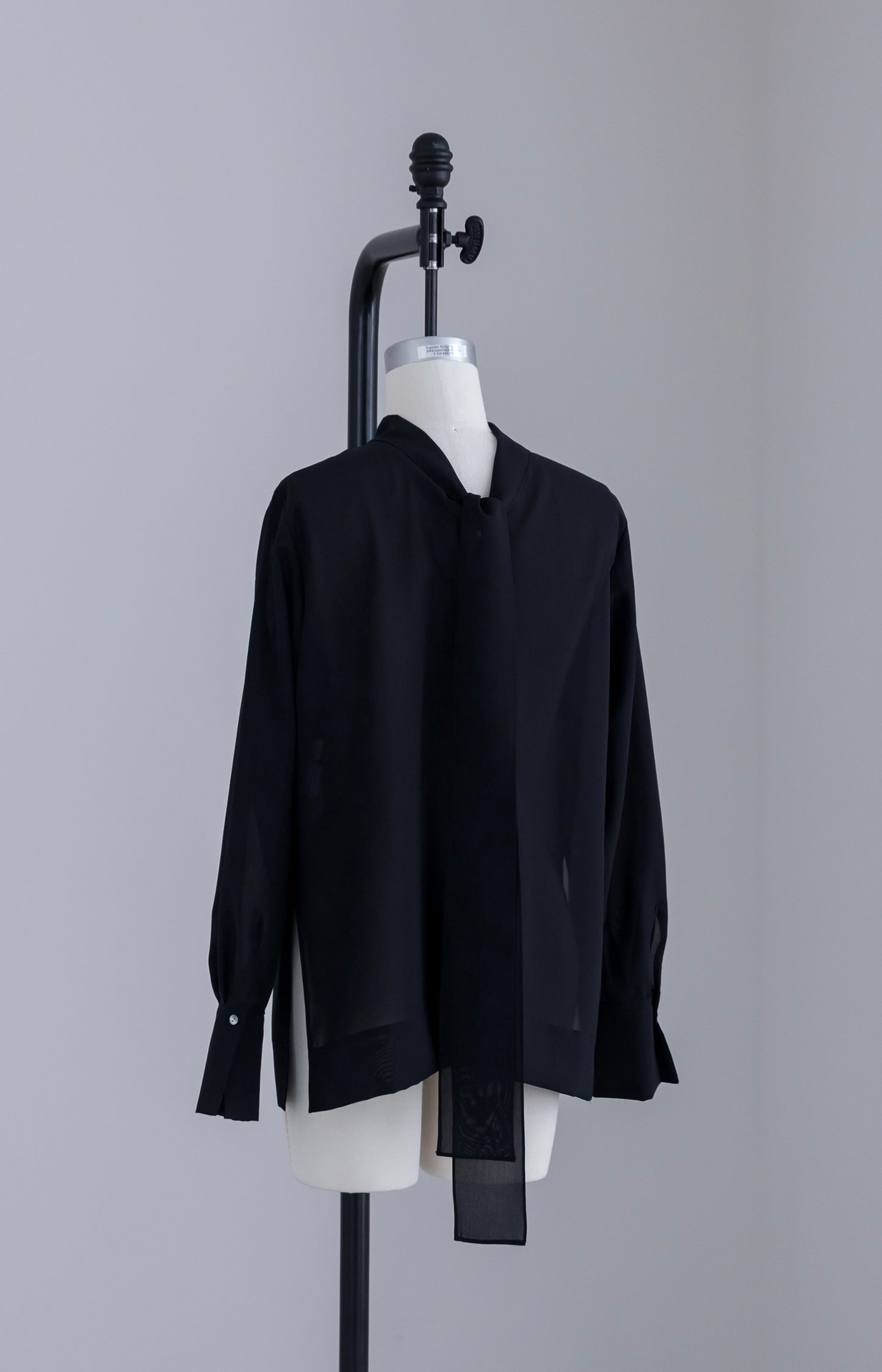 sheer blouse  Aérienne (noir)
