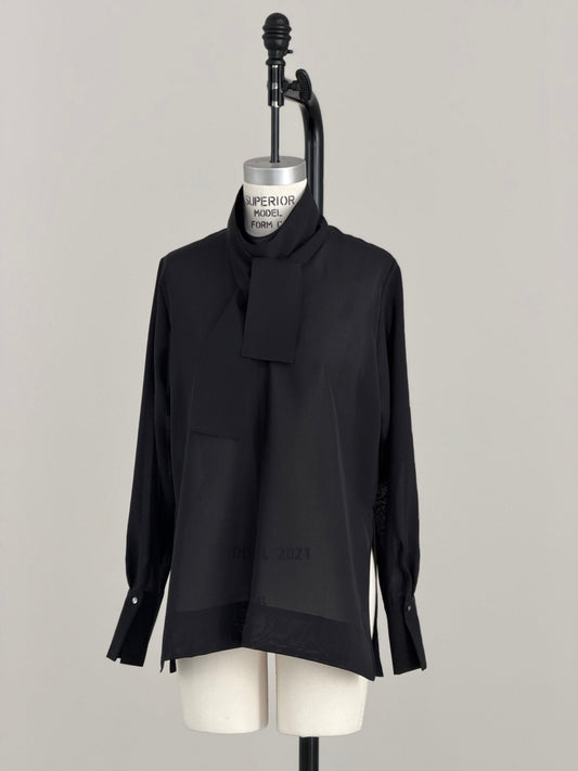sheer blouse  Aérienne (noir)