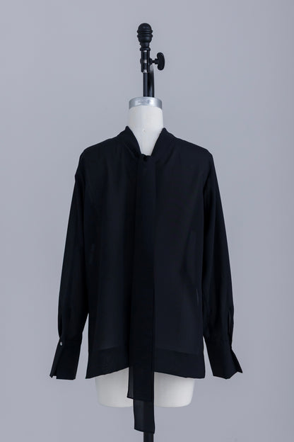 sheer blouse  Aérienne (noir)