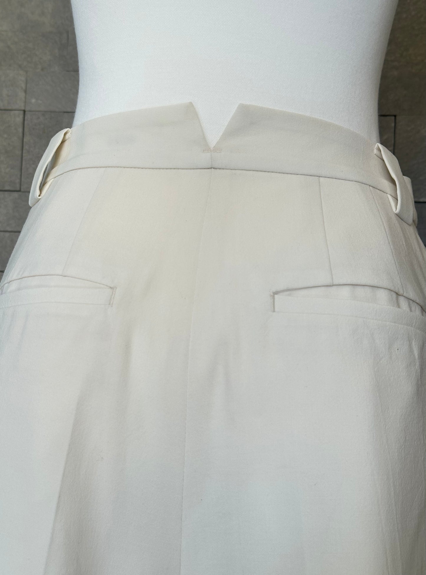 Vslit pants [White]