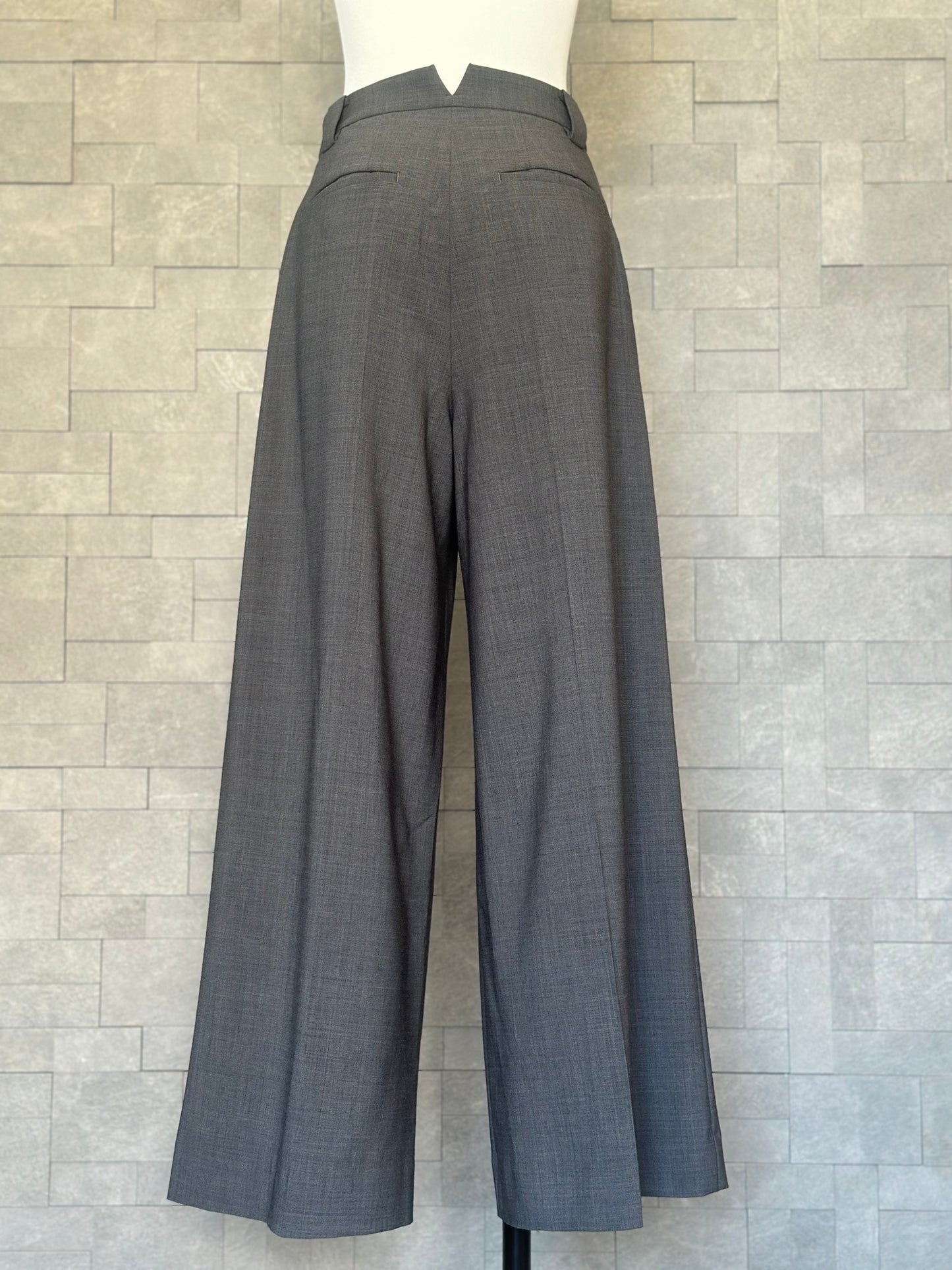 Vslit pants [Charcoal Gray]