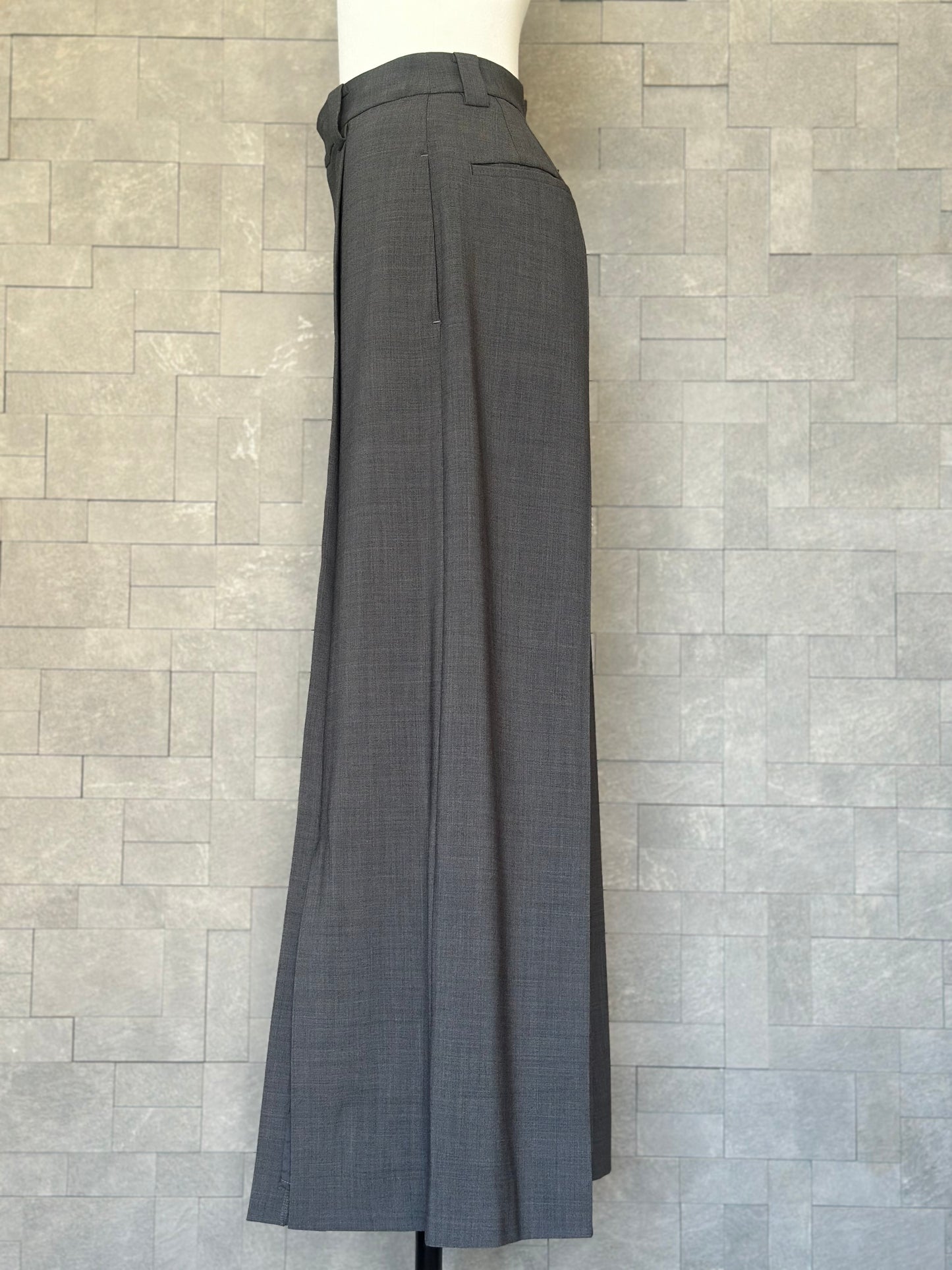 Vslit pants [Charcoal Gray]