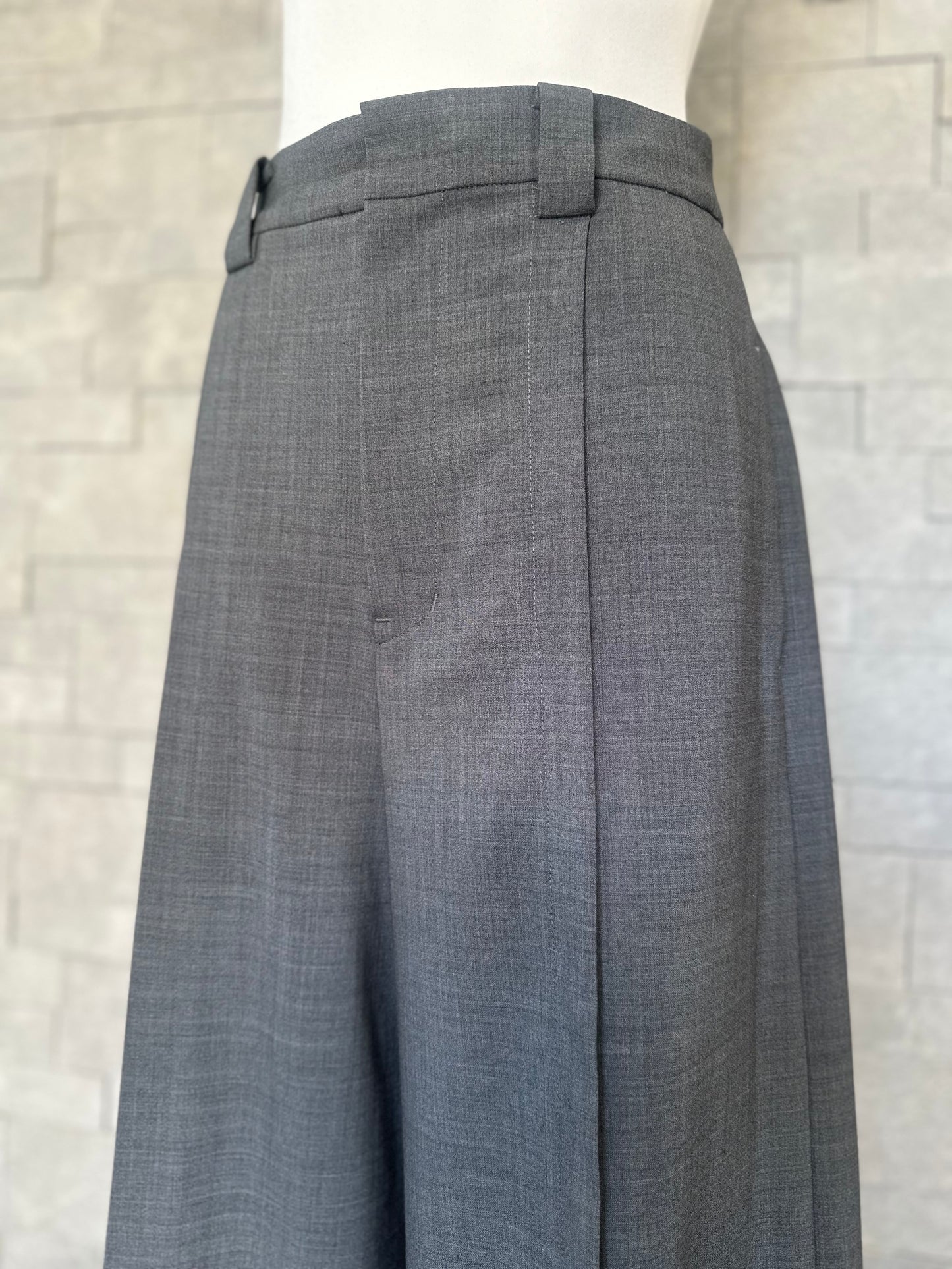 Vslit pants [Charcoal Gray]