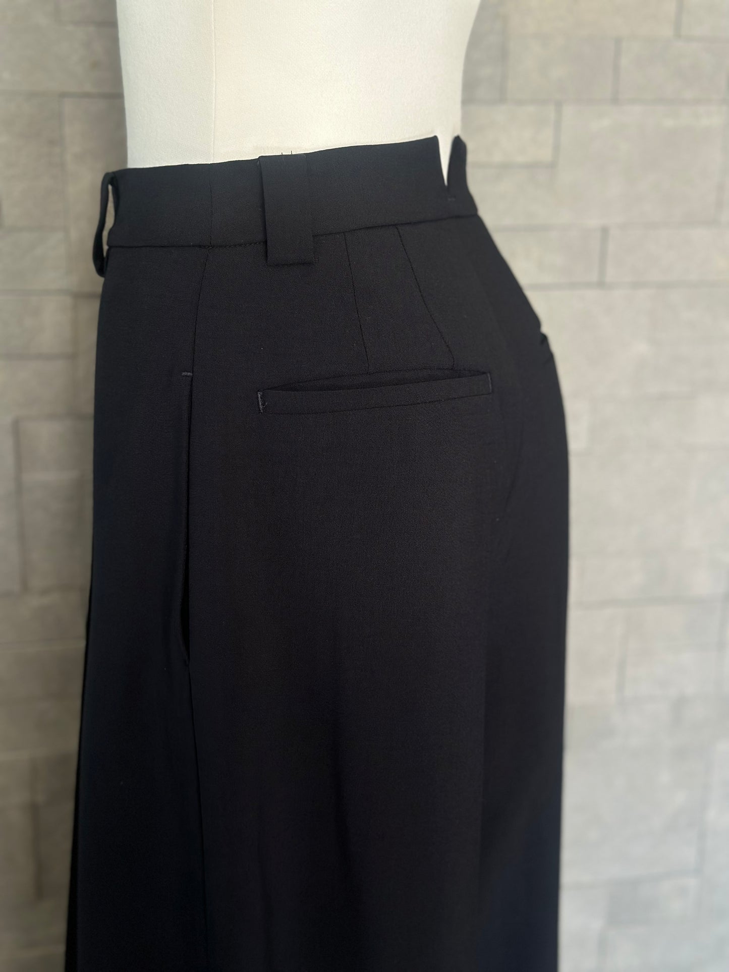 Vslit pants [Navy]